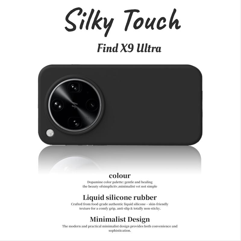 Luxury Macaron Color Shockproof Soft Real Liquid Silicone Case For Oppo Find X9SPro X8S+ X7 Ultra Pro Skin Fleece Protect Cover