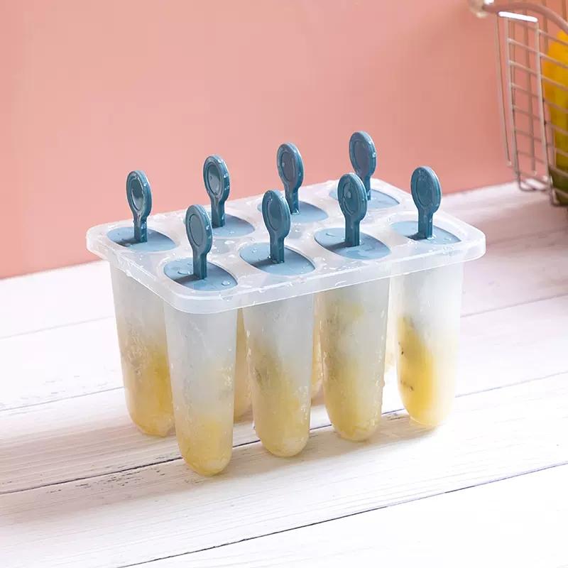Homemade Ice Cream Mold Stick Reusable Plastic Ice Cream Mold Children's Handmade Ice Cream Stick Mold Ice Maker Ice Stick Model