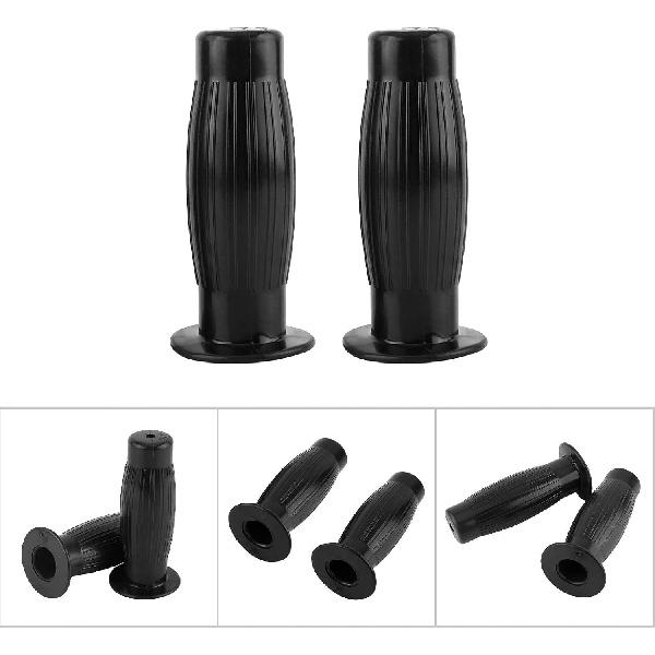 for Motorcycle Coke Bottle Grips Motorcycles Hand Grips Left Right Rubber 7/8in 1in Universal Easy to Hold Hand Grips Vintage Motorcycle Handlebars