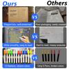 Acrylic Magnetic Weekly Kitchen Chart Chores Checklist for Teens Adult Family Multiple Kids Reusable Meal Planner 6 Markers