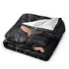 Damon Salvatore The Vampire Diaries  Blanket  Soft Warm Comfortable Plush Throw Living Room Flannel Bedspread Bed Cover