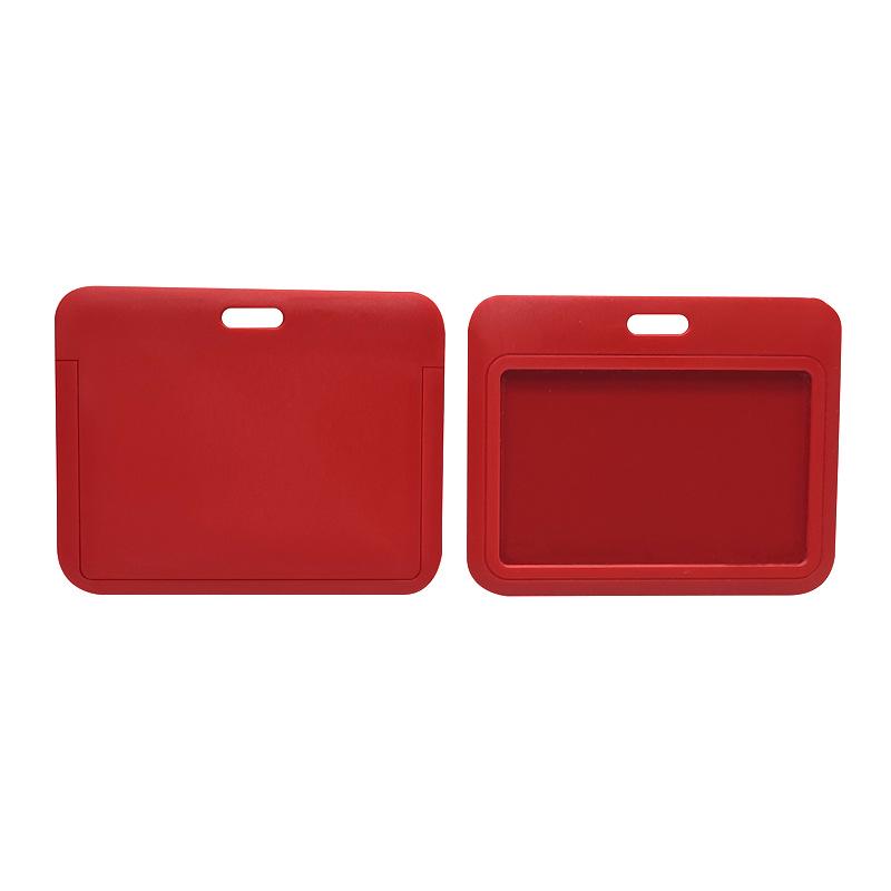 Cartoon-Colored ABS Plastic Slide-In Badge Holder for ID Cards