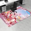 Office Rug Hello Kitty, Ferris Wheel Anti-Slip Rug, Machine Washable for Living Room, Bedroom, Office, Multiple Sizes, Bedroom Mat, Decorative Mat, Du