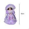 Porcelain Doll with Intricate Dress Design for Home Decor