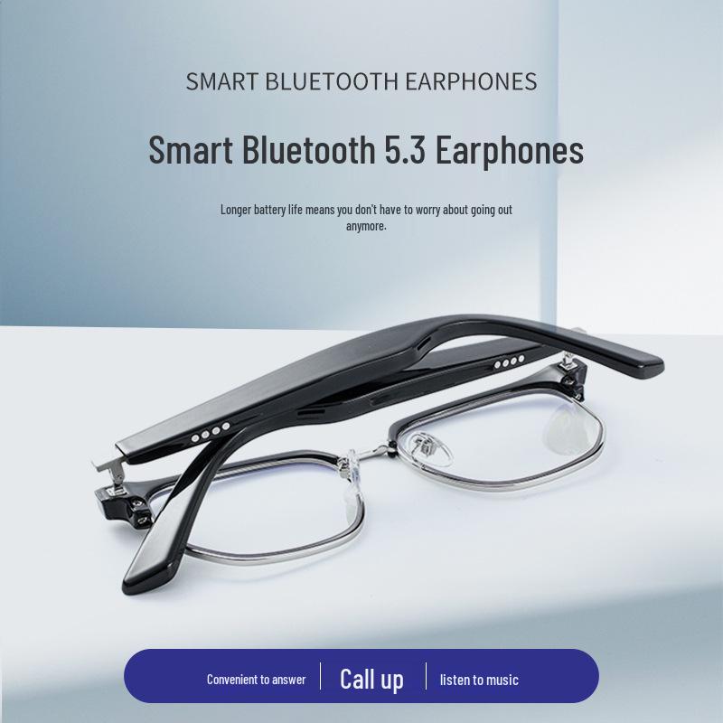 BG202 Smart Bluetooth Glasses: AI Translation In 100+ Languages, Removable Lenses, Music & Call Functions.