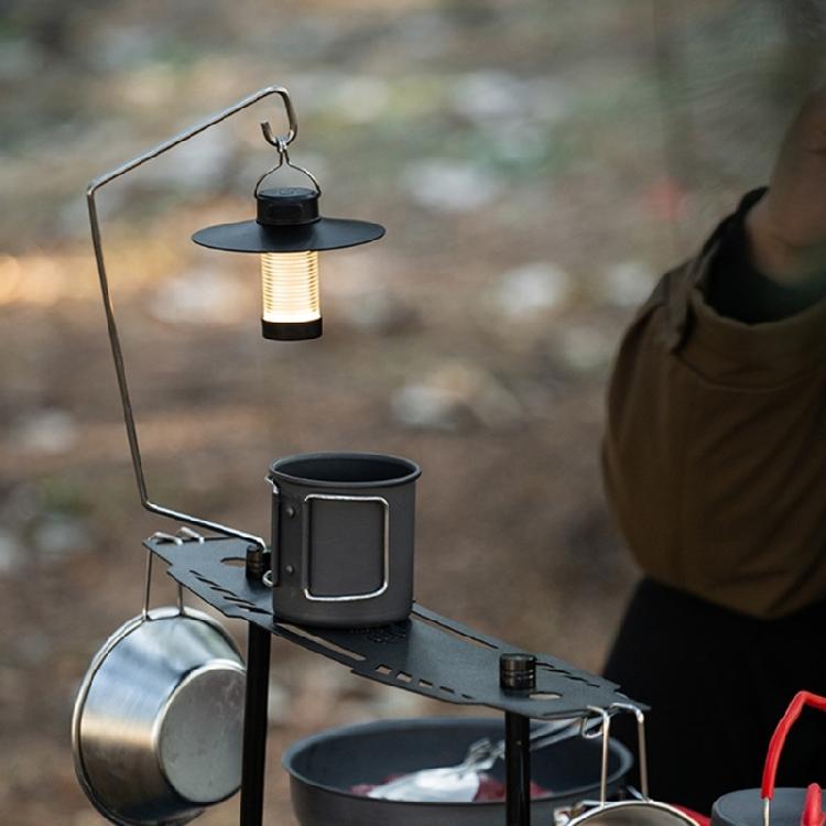 Light Weight Folding Lanterns Stand Suit Outdoor Lamp Post Hanging Light Hold for Campers and Picnics Enthusiasts