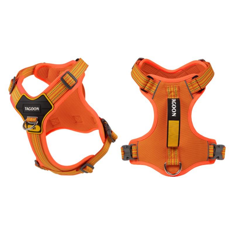 Adjustable Dog Harness With Leash Large Dogs Anti-Pull Chest Vest Lead Oxford Fabric S M L XL Sizes