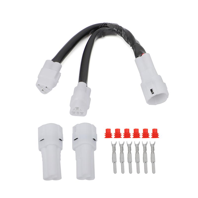 Motorcycle Power Outlet Splitter Kit For Yamaha Tenere 700 Super Tenere Conector for USB Charger GPS Auxiliary Light Heated Grip