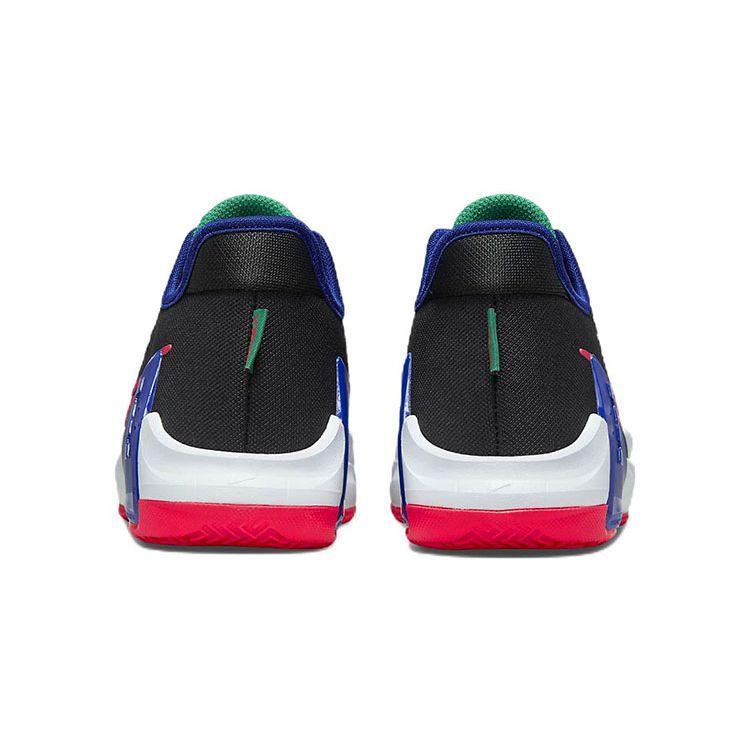 Nike LeBron Witness 6 PS Black Royal Siren Red Kids Sneakers Deep-Royal-Blue Blackened-Blue DD0424-005