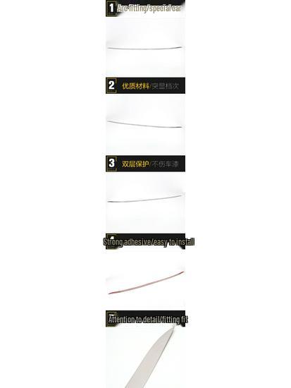 Baojun 310W Tailgate Trim Sticker: Stainless Steel Anti-Scratch Trunk Accent
