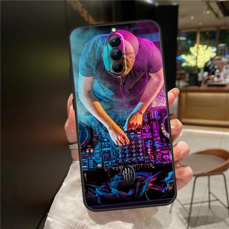 Electronic Music DJ Mixer Case For ZTE Nubia Red Magic 10S 9S 8S 10 9 8 11 Pro Plus 6 7 6S 7S For RedMagic 10 Air Cover