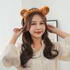 Plush Make Up Wash Face Women Hair Band Korean Style Head Hoop Hair Accessories Tiger Ear Headband
