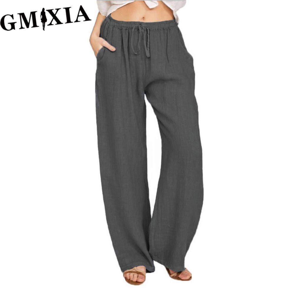 GMXIA 10Color Women's Fashion Casual Solid Color Print  Pants & Capris Trousers