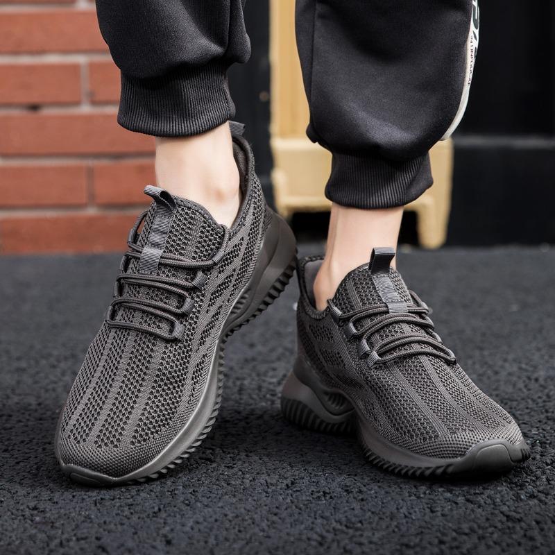 fashion Fujeak Lightweight Men's Casual Sports Shoes Breathable Vulcanized Shoes Anti-slip Sneakers Male Flats Footwear Plus Size