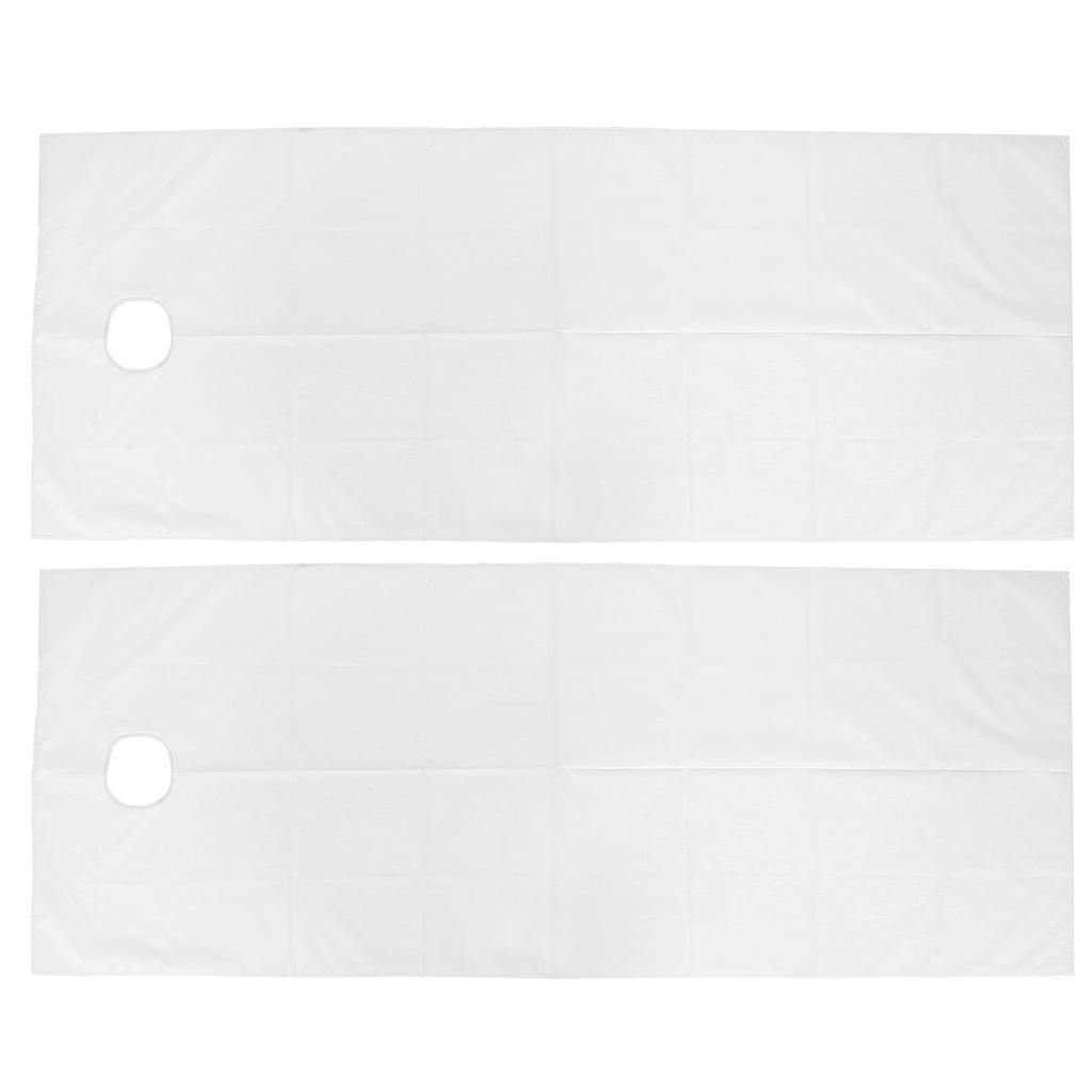 2 Stück Schönheitssalon Bettlaken Atmungsaktiv Ölbeständig Wasserdicht SPA Massage Tischbezug LakenDunkel