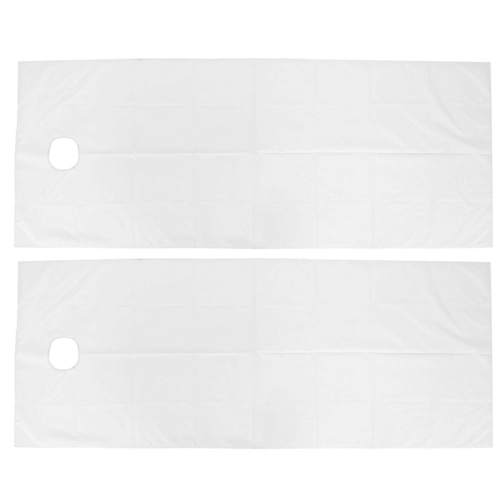 

2 шт. простыни для салона красоты, дышащие, маслостойкие, водонепроницаемые, для массажного стола в СПА, темные белый