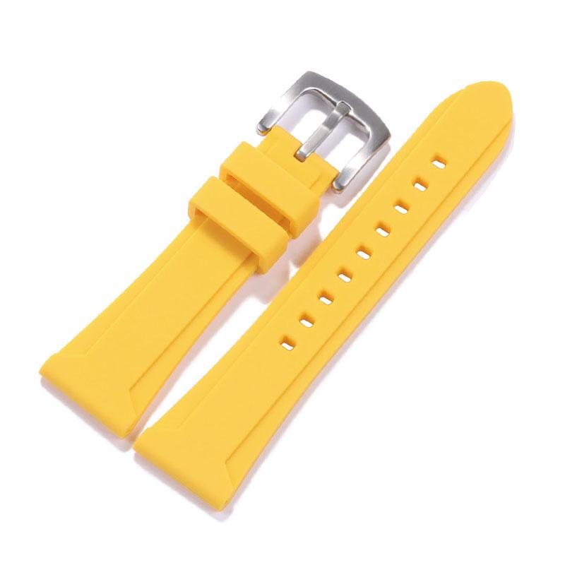 Soft Silicone Rubber Watch Strap 22mm 24mm 26mm Men Women Sport Waterproof Breathable Wrist Band Replacement Bracelet Belt
