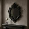 Oval Picture Frame Ornate Baroque Scrollwork Portrait Holder