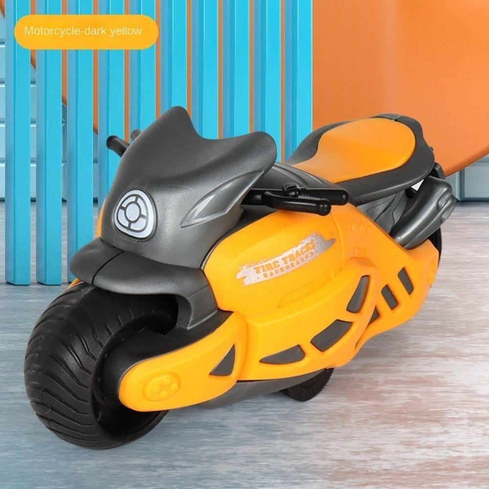 Styling Under 14 Years Educational Gift Plastic Inertia Car Motorcycle Model Children Toy