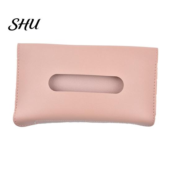 Visor Tissue Dispenser Car Box High Capacity Durable Fine Texture Space-saving Wear-resistant Store Holder Paper Towels Faux Leather Practical for