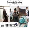 Metal Dragon Print Three Piece Rucksacks Set for Boys Plus Girls Best Gifts 2D Flat Animated School Carrier for Children