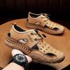 2025 Summer Hand-sewn Casual Men's Shoes Outdoor Wading Men's Sandals 2025 Direct Sales Mesh Fashion