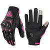 Motorrad Rennsport Handschuhe Sommer Touchscreen Vollfinger Motorrad Handschuh Schützend Anti-Sturz Guantes Moto Rutschfester Fahrhandschuh