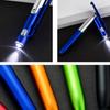 5 Stück Mehrzweck-Kugelschreiber mit Stylus, LED-Licht, faltbarem Handyhalter, Geschäftsgeschenk-Stift für Büropersonal