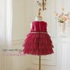 JELLYBABY Girl's Formal Princess Cake Dress