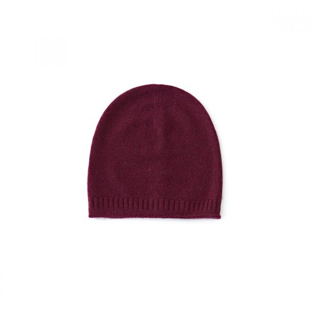 Dal Cashmere 30 Шапка-бини крупной вязки Бордовая Single option