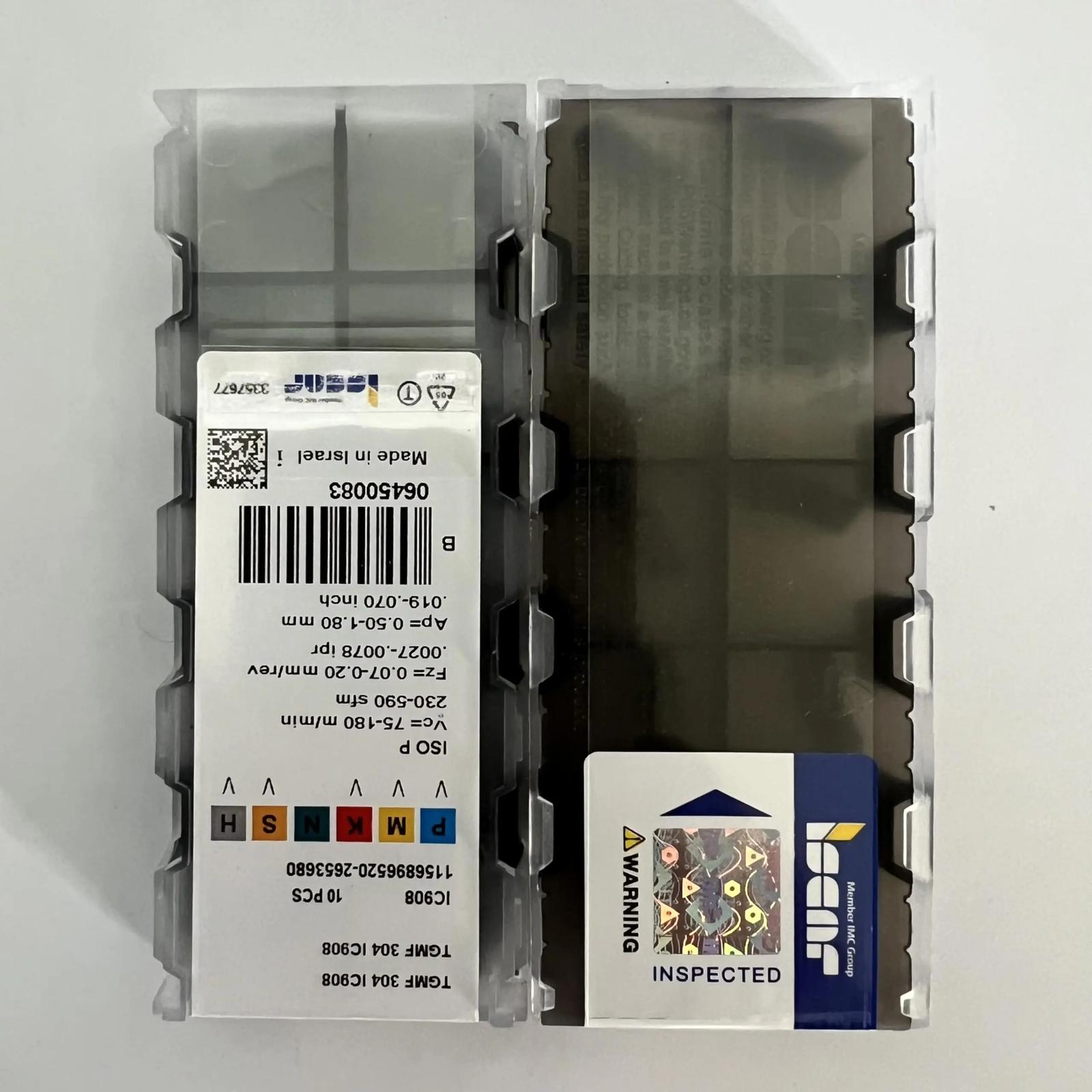 

ISCAR / TGMF304 IC908 Industrial indexable carbide inserts 10 Pcs