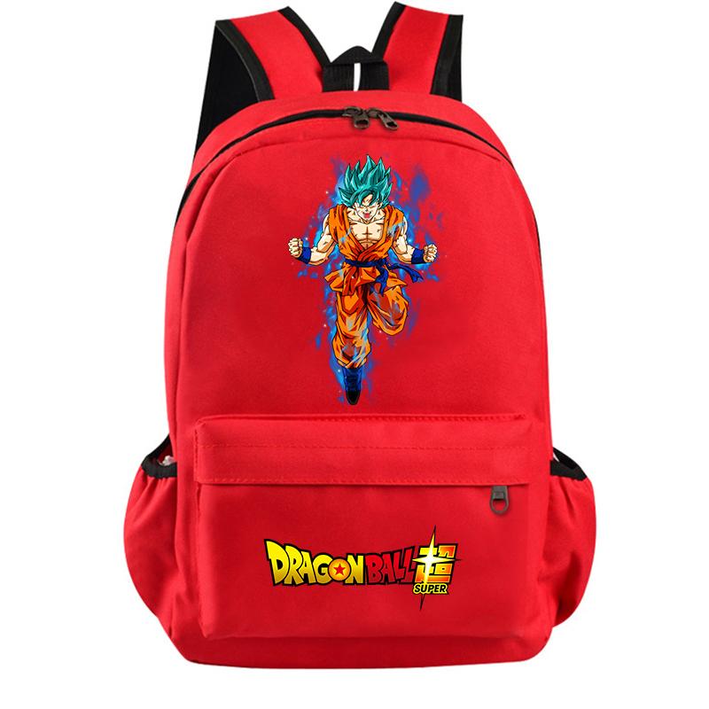 Anime Dragon Ball Printed Boy Girl Schoolbag Student Boy Girl Schoolbag Document Bag Children Teenager Breathable Bagpack Waterproof School Bag