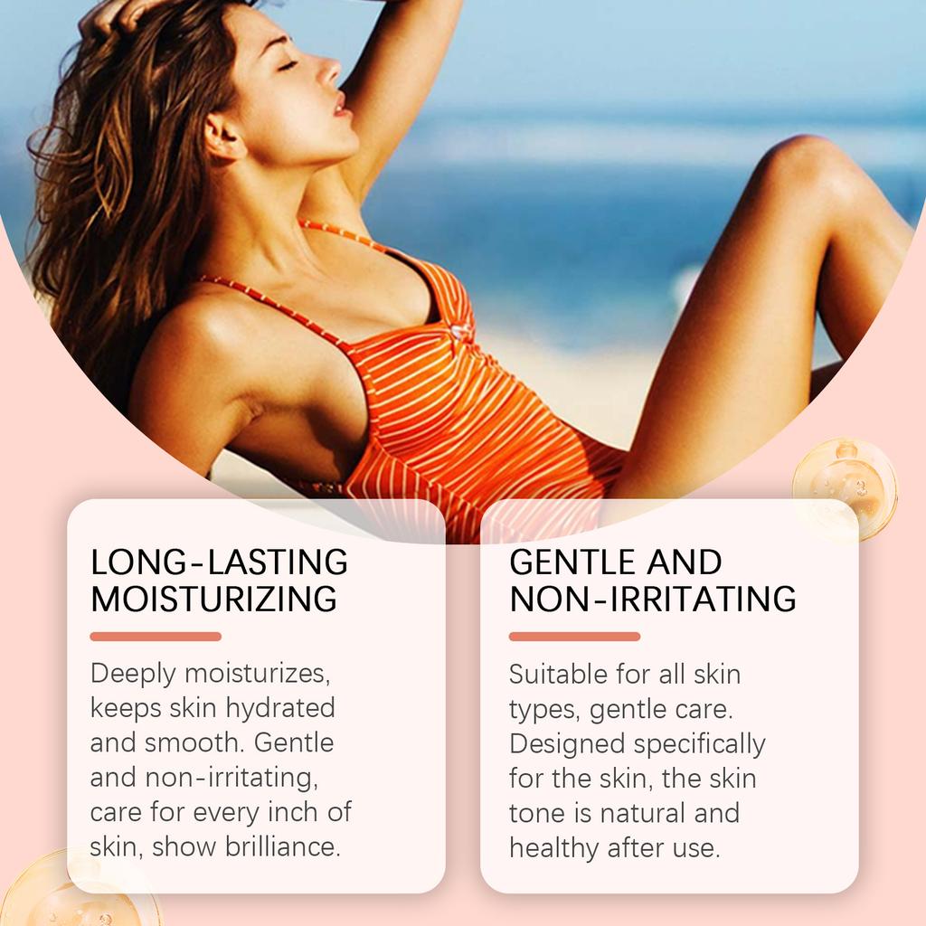 OceAura Herbal Self Tanning Essence Summer Beach Wheat Skin Moisturizing Body Serum