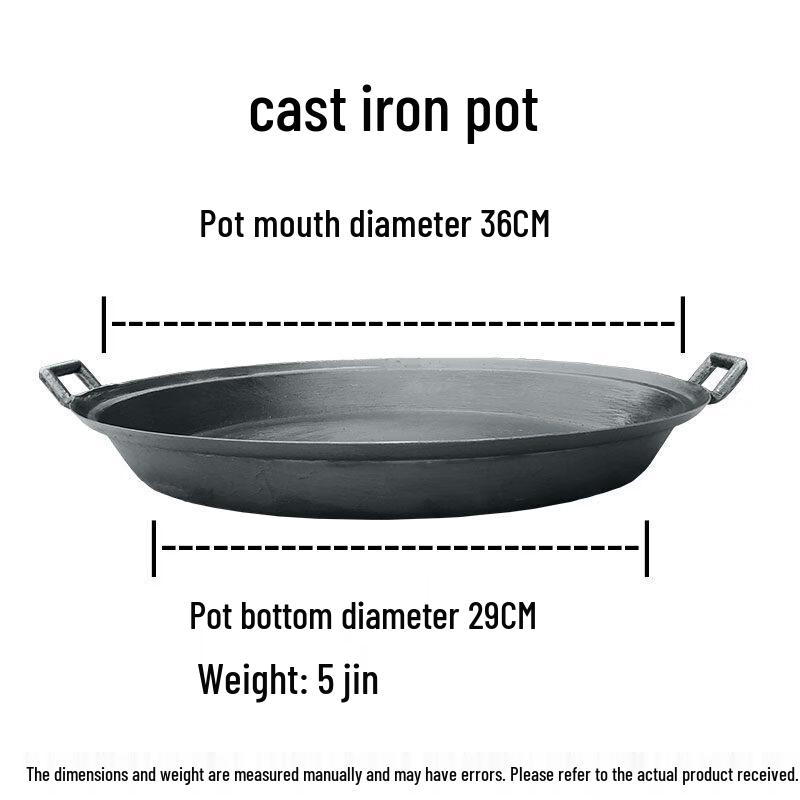 Cast Iron Flat Griddle Pan
