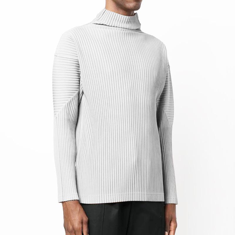 Men’s High Neck Long Sleeve Japanese Casual Base Layer Top - Style JK122