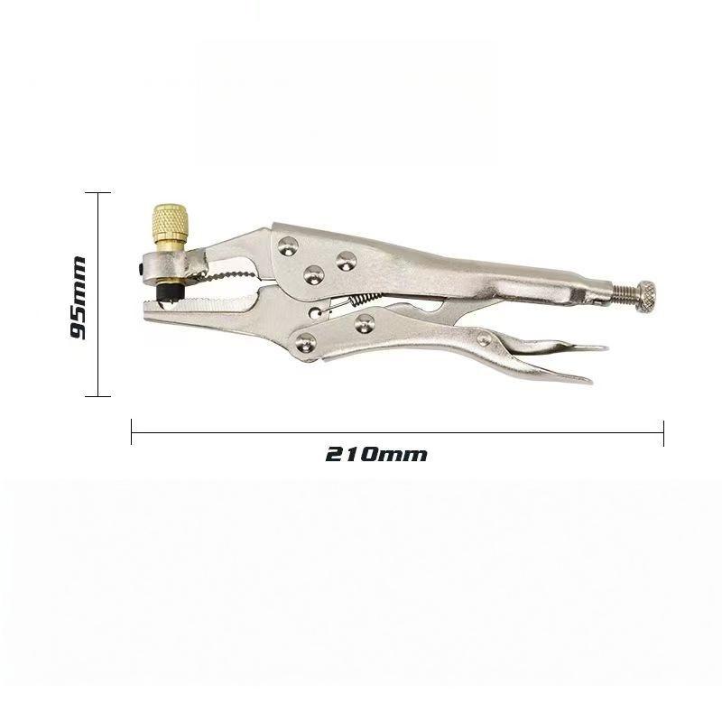 1Pcs Air Conditioner Tube Locking Plier Refrigerant Recovery Clamp Refilling Pliers For Welding Locking Plier Repair Tool