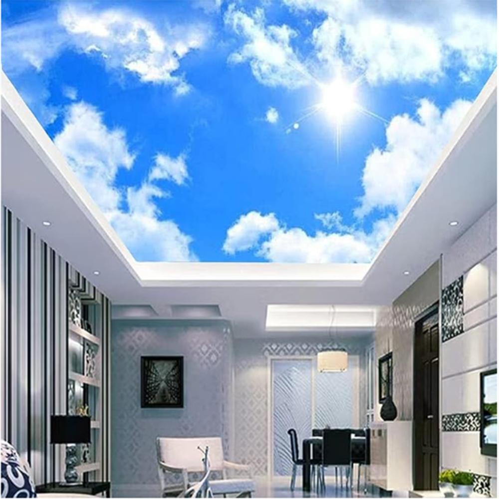Ceiling Wallpaper Sky Wall Mural Kids Room Bedroom Living Room Cloud Murals For Ceilings