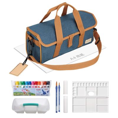 Pentel Paint Set Art Supplies Set Washable Compact Model ZST30-CN Blue
