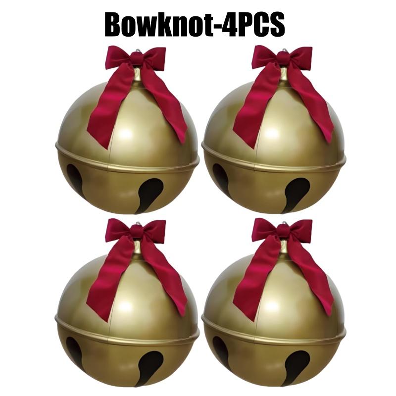 45/60CM PVC Inflatable Christmas Bell Balloon Large Holiday Decoration for Outdoor Garden Christmas Party Decor