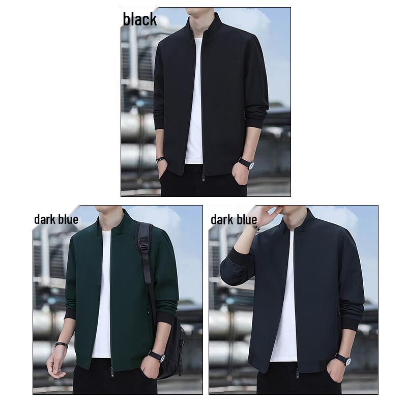 JEANSWEST Men's Stand Collar Casual Jacket