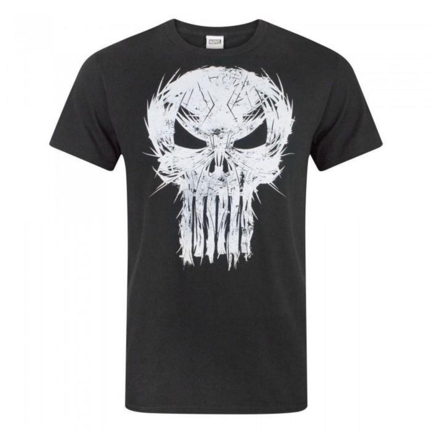 Marvel Mens The Punisher Logo T-Shirt S