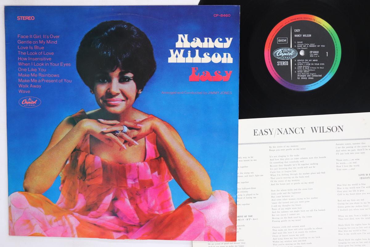 Виниловая пластинка NANCY WILSON Easy CP8460 CAPITOL 1968 Япония Джаз Б/у