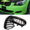 Ön Tampon Yarış M5 Izgarası Parlak Siyah Krom Karbon M Izgara BMW 5 Serisi E60 E61 2004-2009 530i 535i 540i Aksesuarları
