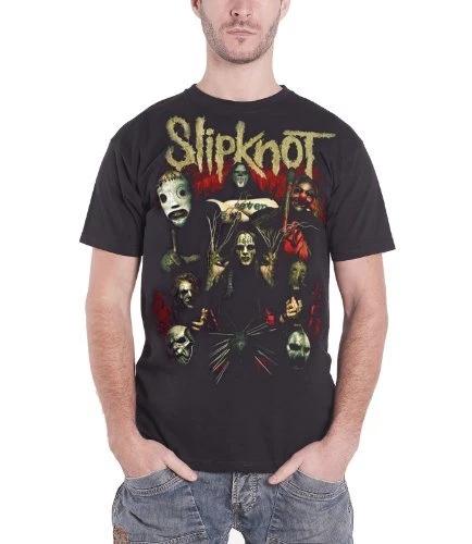 Slipknot Men s Come Play Dying Short Sleeve T-Shirt, Black, Large S