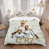3Pcs Cristiano Ronaldo'S Legacy Bedding Sets For All Sizes New 3D Printed Bed Cover Comforter Duvet Cover Pillowcase Bedroom Decoration