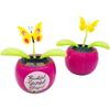 2026 Flower Pot Solar Powered Dancing Ornaments Windowsill Car Decorations