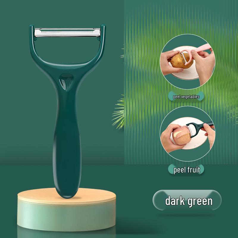 Enhanced Stainless Steel Peeler for Fruits and Vegetables