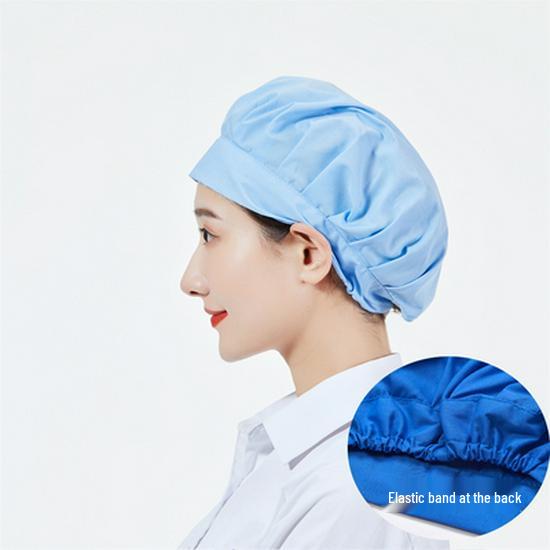 Unisex Verstellbare Atmungsaktive Staubdichte Kappe für Köche und Lebensmittelwerkstätten