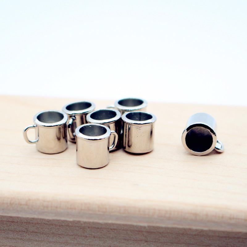 

Кукольный домик Симуляция Сплав Чашка Миниатюрная Кофейная Чашка Мини Украшение Кухонной Сцены 5pcs разноцветный