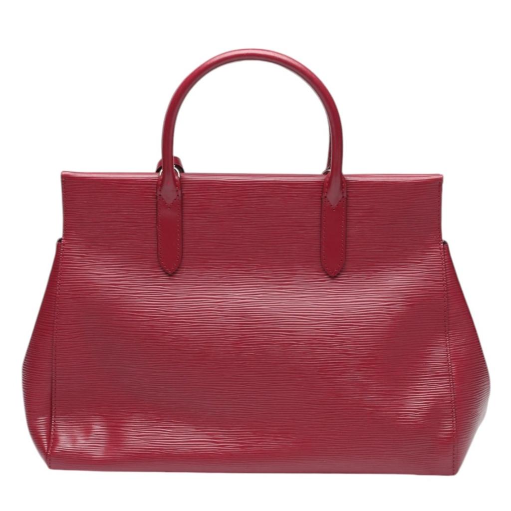 LOUIS VUITTON Epi Marley MM Handbag Epi Leather Fuchsia Women M94615 Used